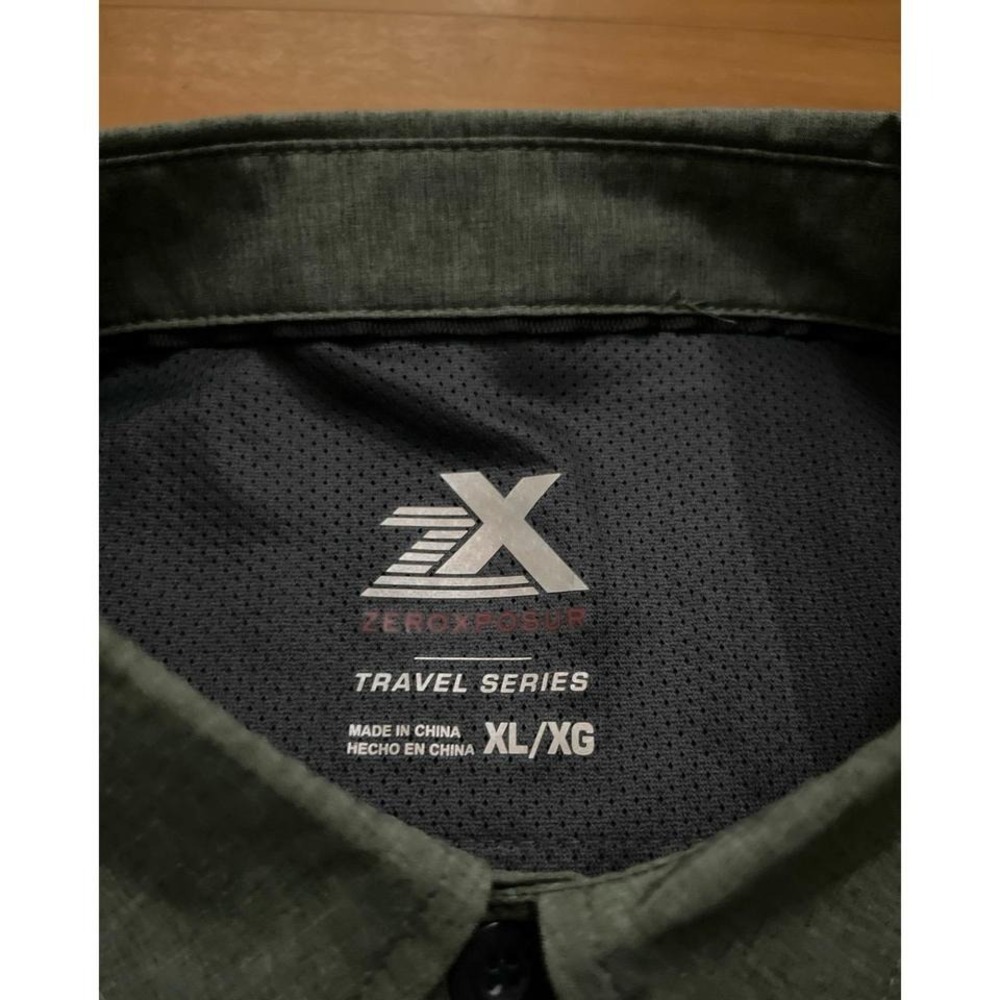 Mens ZeroXPosur. Travel Series Performance Button Down Hiking Shirt - Picture 4 of 6